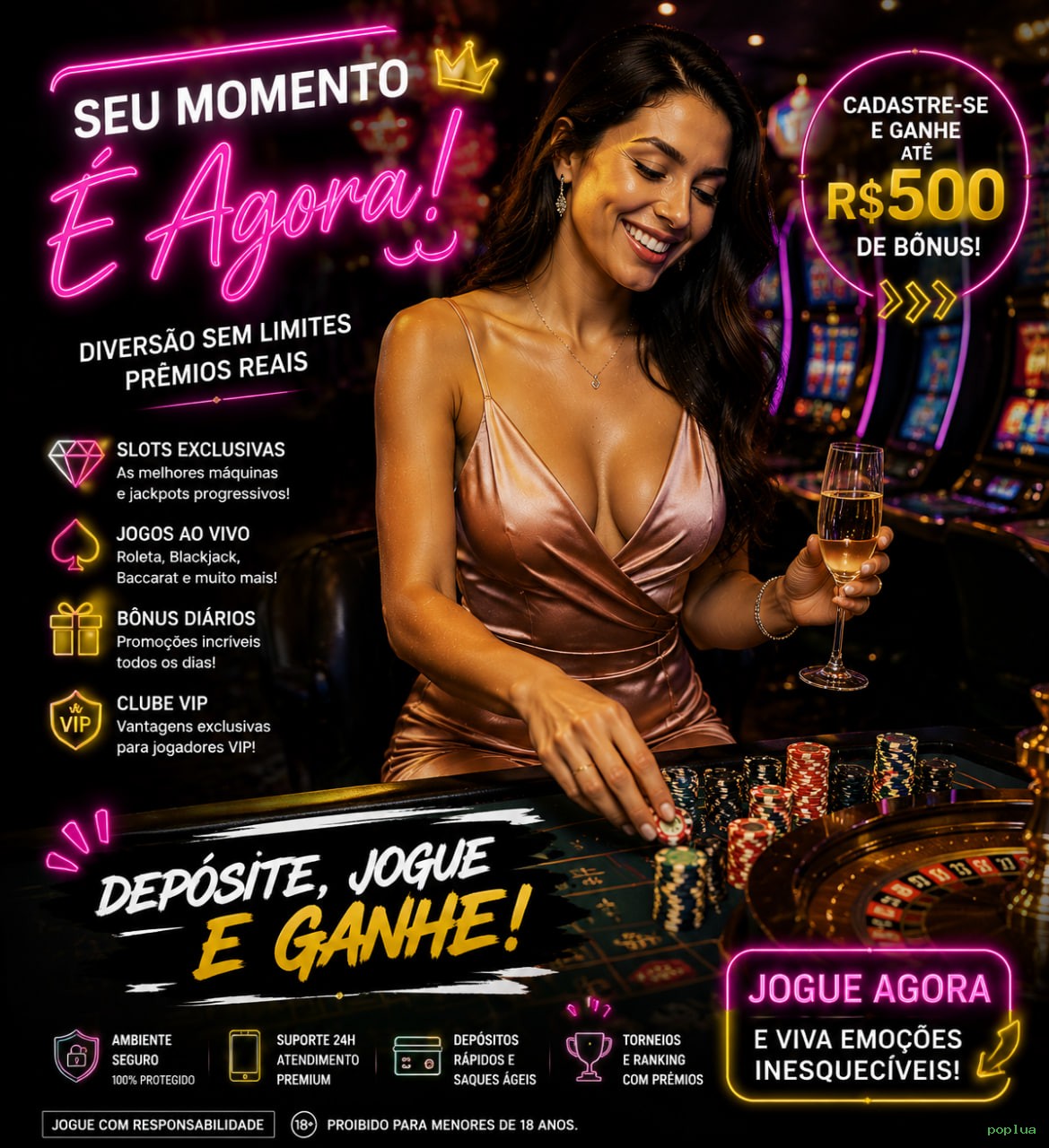 Apostas esportivas da poplua com odds competitivas