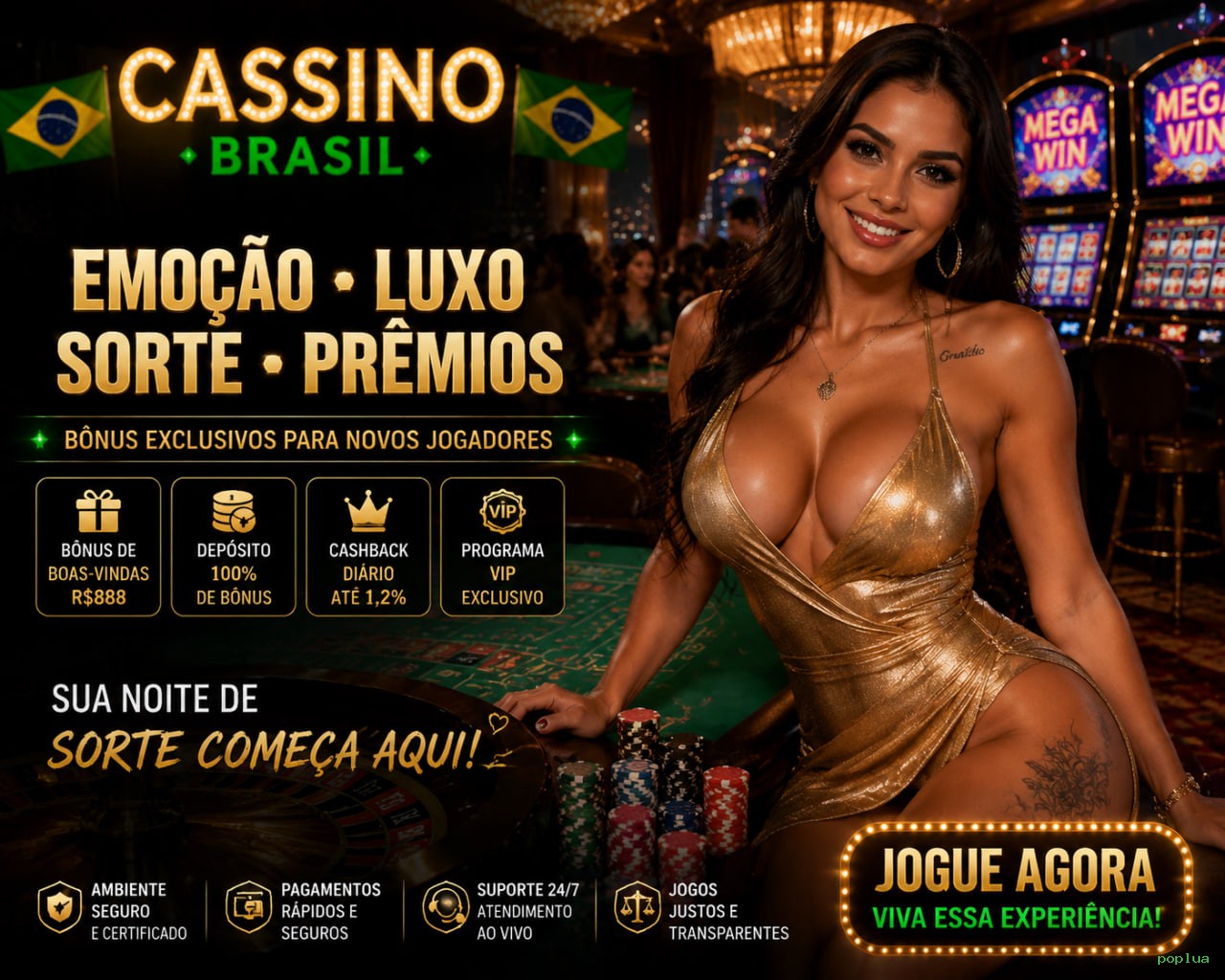 Cadastro rápido e seguro na poplua